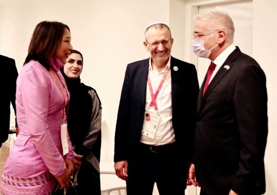 Levi Sap Nei Thang with Israel Ambassador UAE