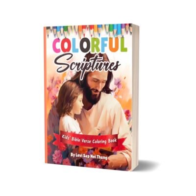Colorful Scripture Bible Verse Coloring Book For Kids