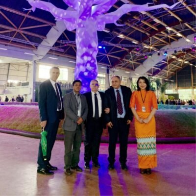 Levi Sap Nei Thang and Mayor of Kahmaramaras in France